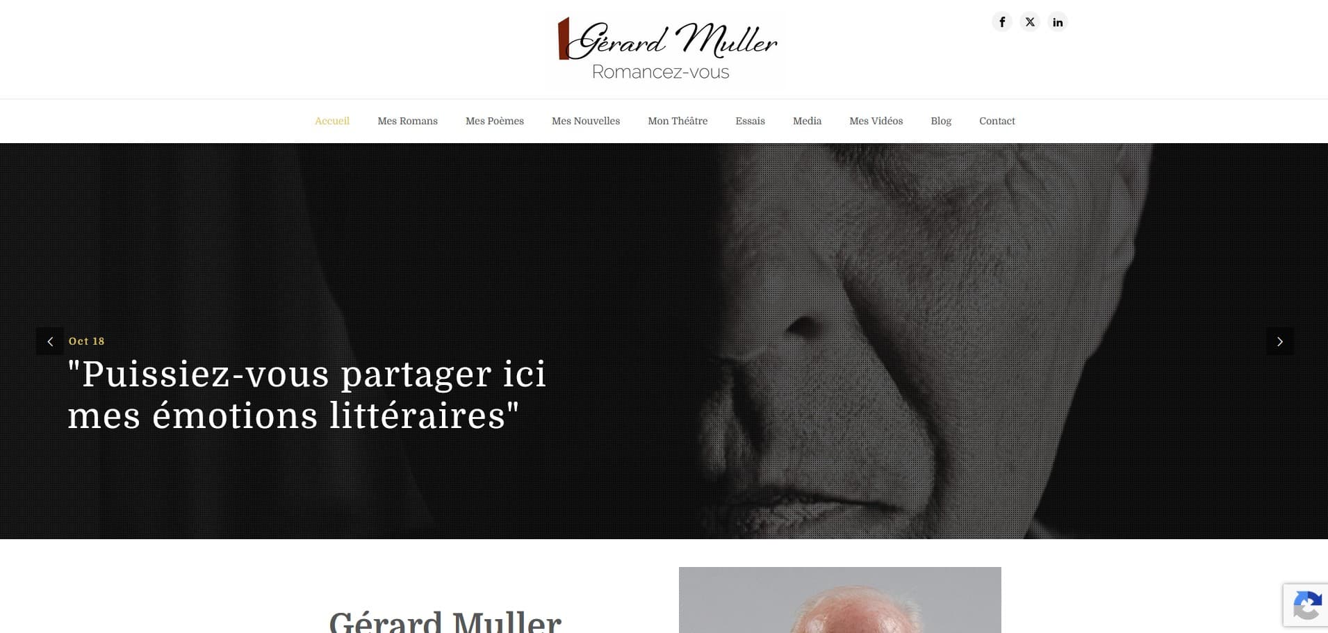 Gérard Muller, écrivain